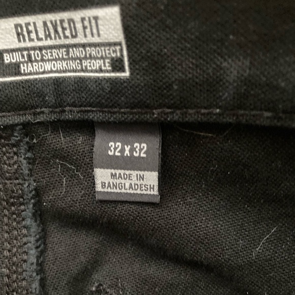 Carhartt Men's Rugged Flex Relaxed Fit Duck Double-Front Utility Work Pant Black - Picture 10 of 10